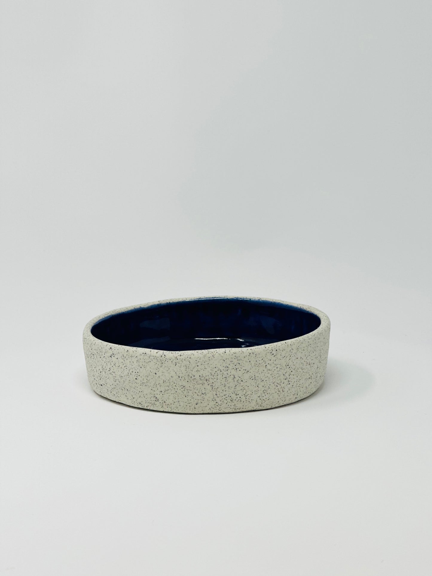 dragon fruit and cobalt snack bowl